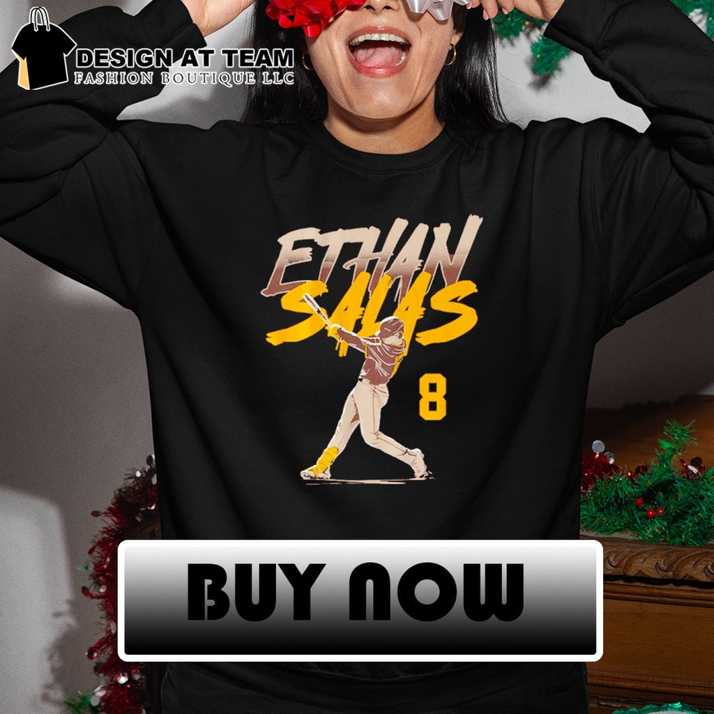 Ethan Salas Slugger Swing Number San Diego baseball shirt