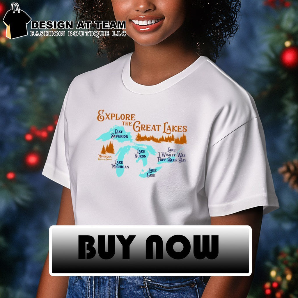 Explore the great lakes shirt