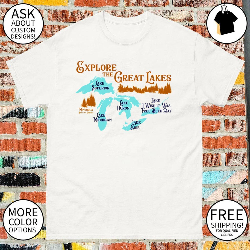 Explore the great lakes shirt