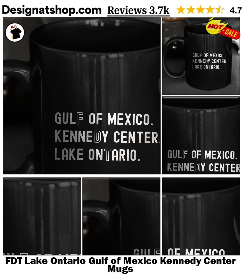FDT Lake Ontario Gulf of Mexico Kennedy Center shirt