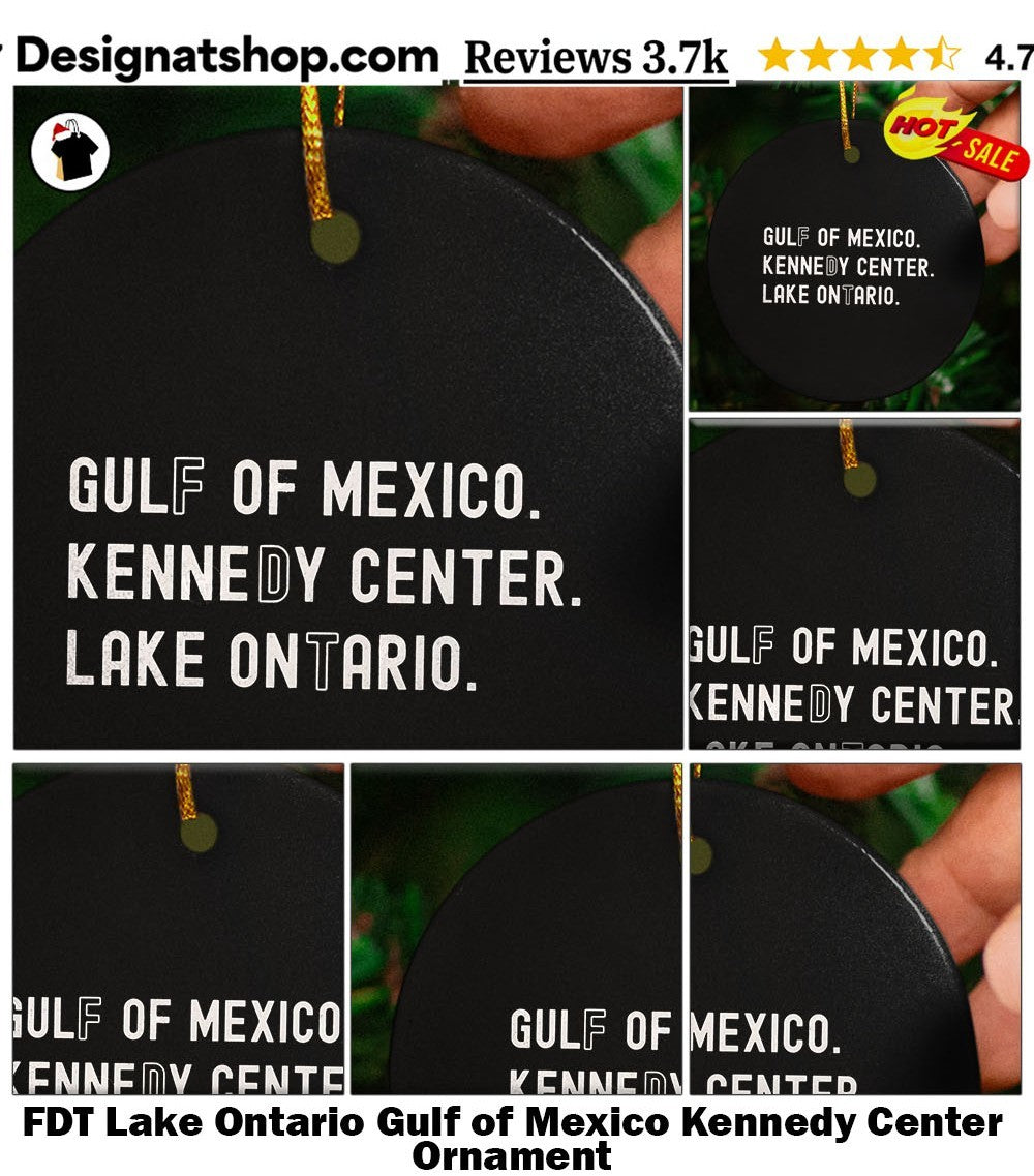 FDT Lake Ontario Gulf of Mexico Kennedy Center shirt