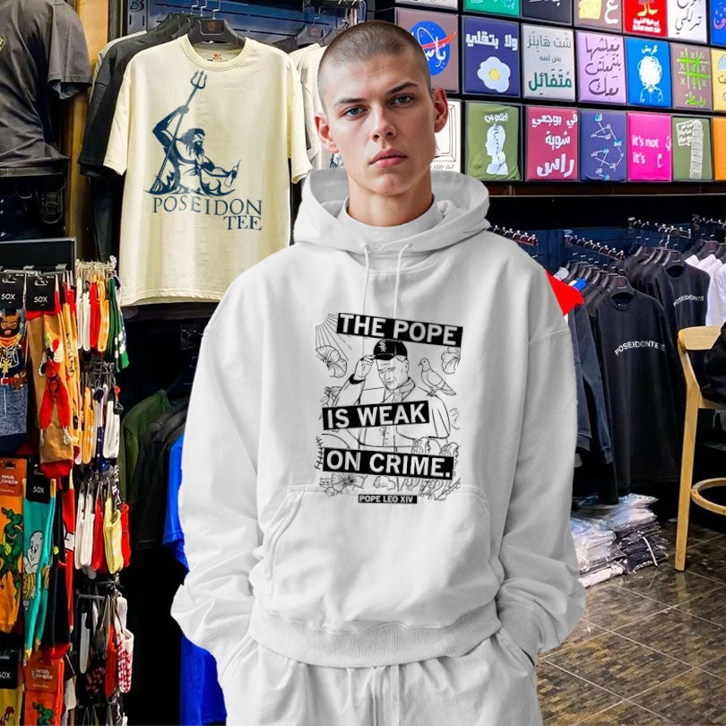 The Pope Is Weak On Crime Pope Leo Xiv T-shirt
