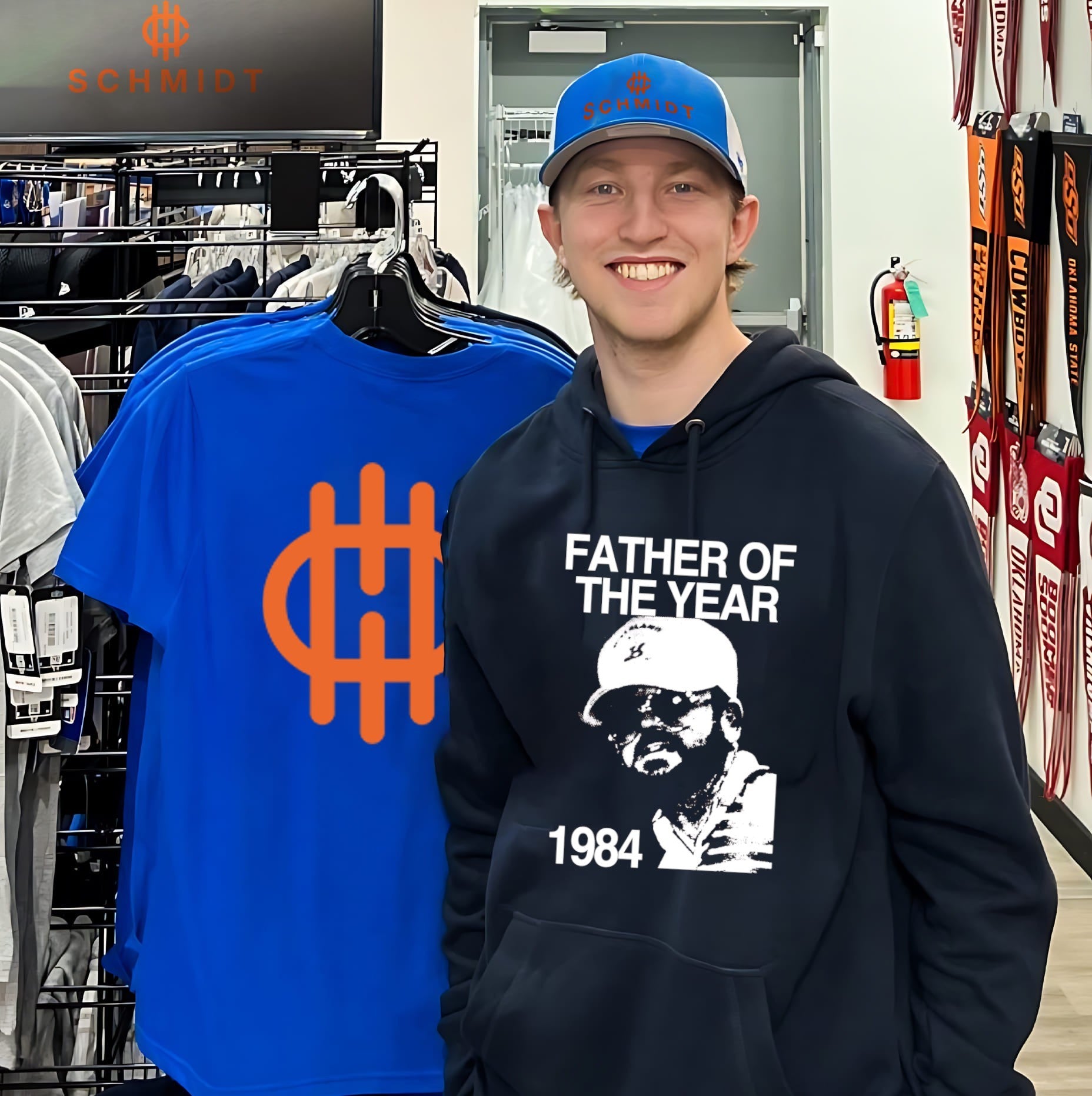Father of the Year 1984 Retro Style Dad Humor shirt