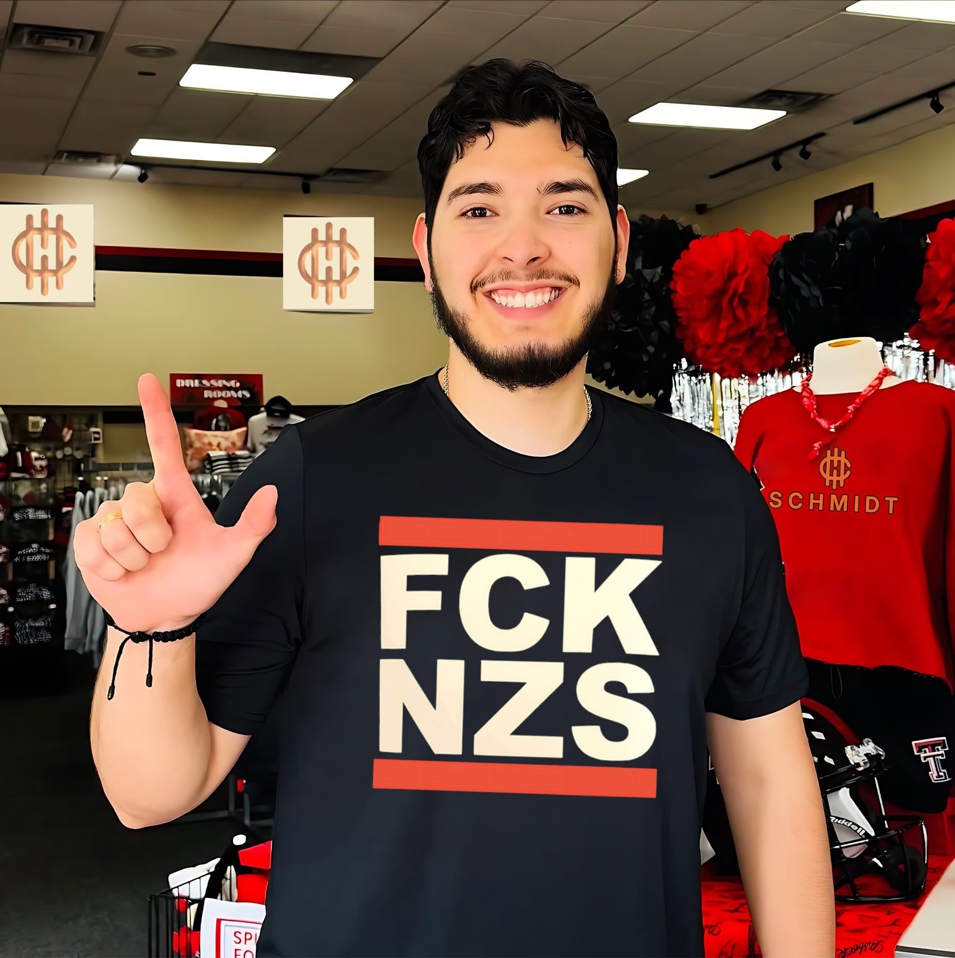 Fck Nzs anti-nazi political protest activism shirt