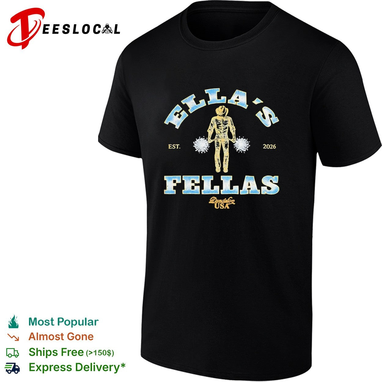 Fella’s fellas Dandelion USA cowboy shirt