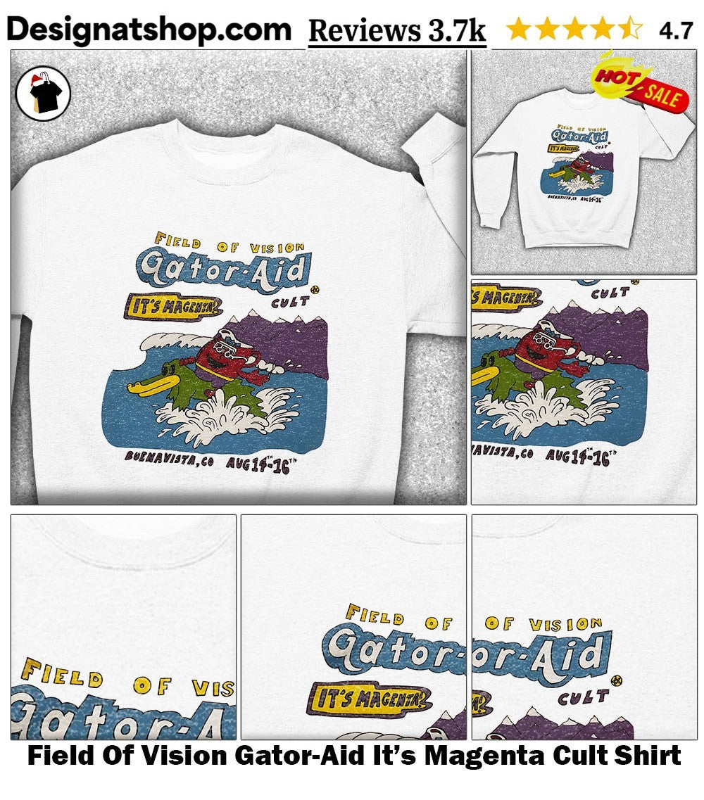 Field Of Vision Gator-Aid It’s Magenta Cult Shirt