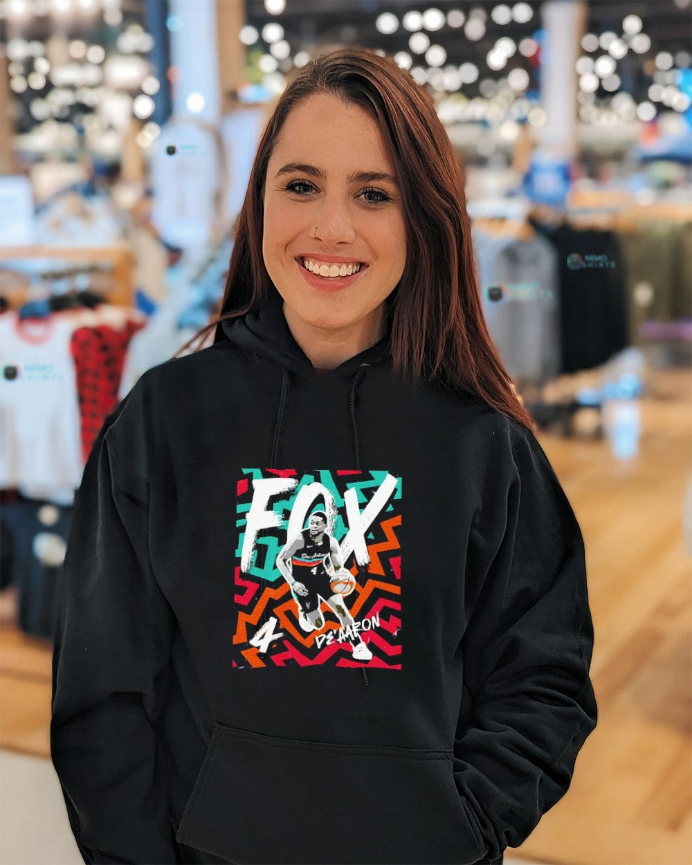 Fiesta Fox De’Aaron Fox San Antonio Spurs shirt