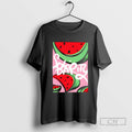 Florence Pugh Wearing Solidarity Palestine Watermelon T Shirt Sweater