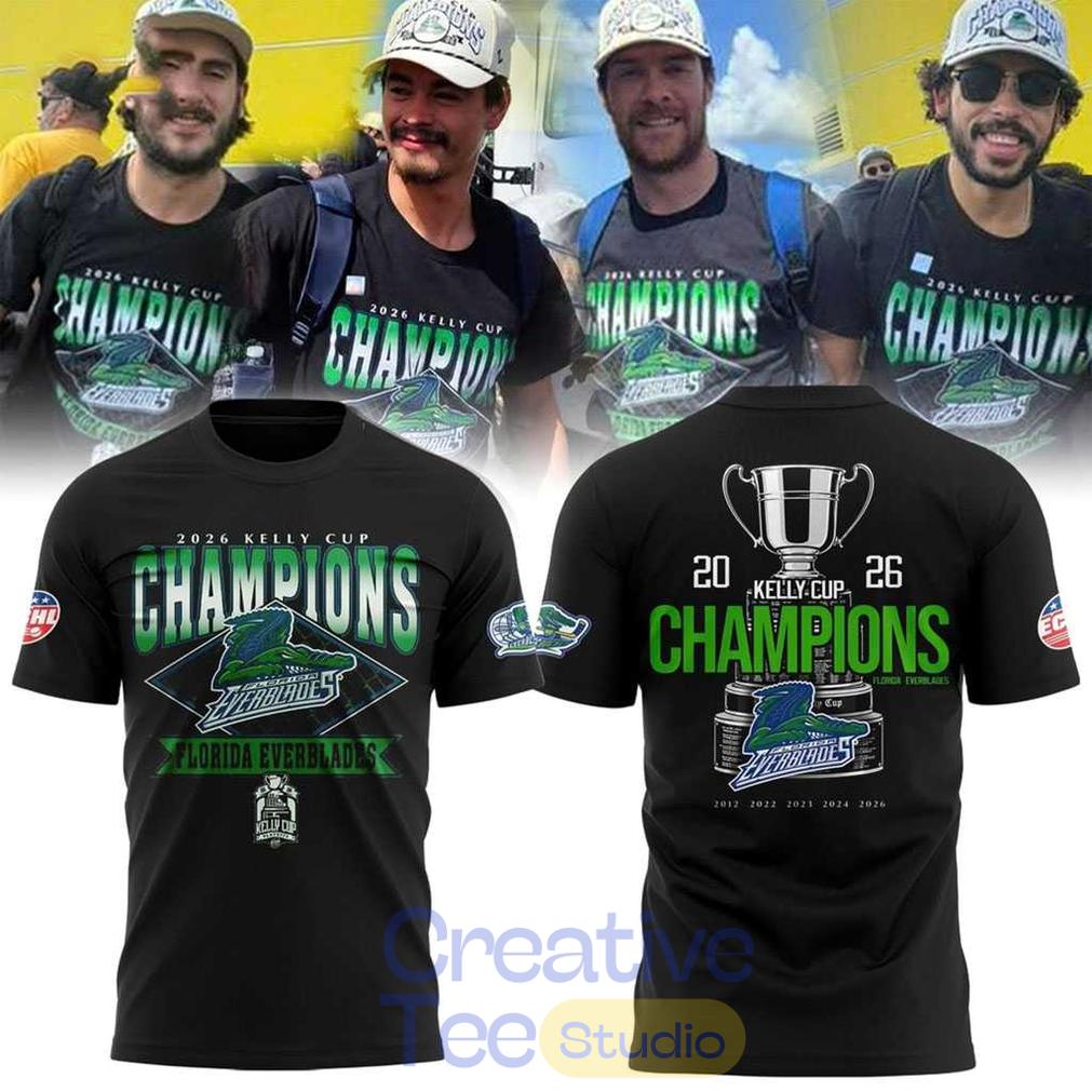Florida Everblades 2026 Kelly Cup Champions T-Shirt