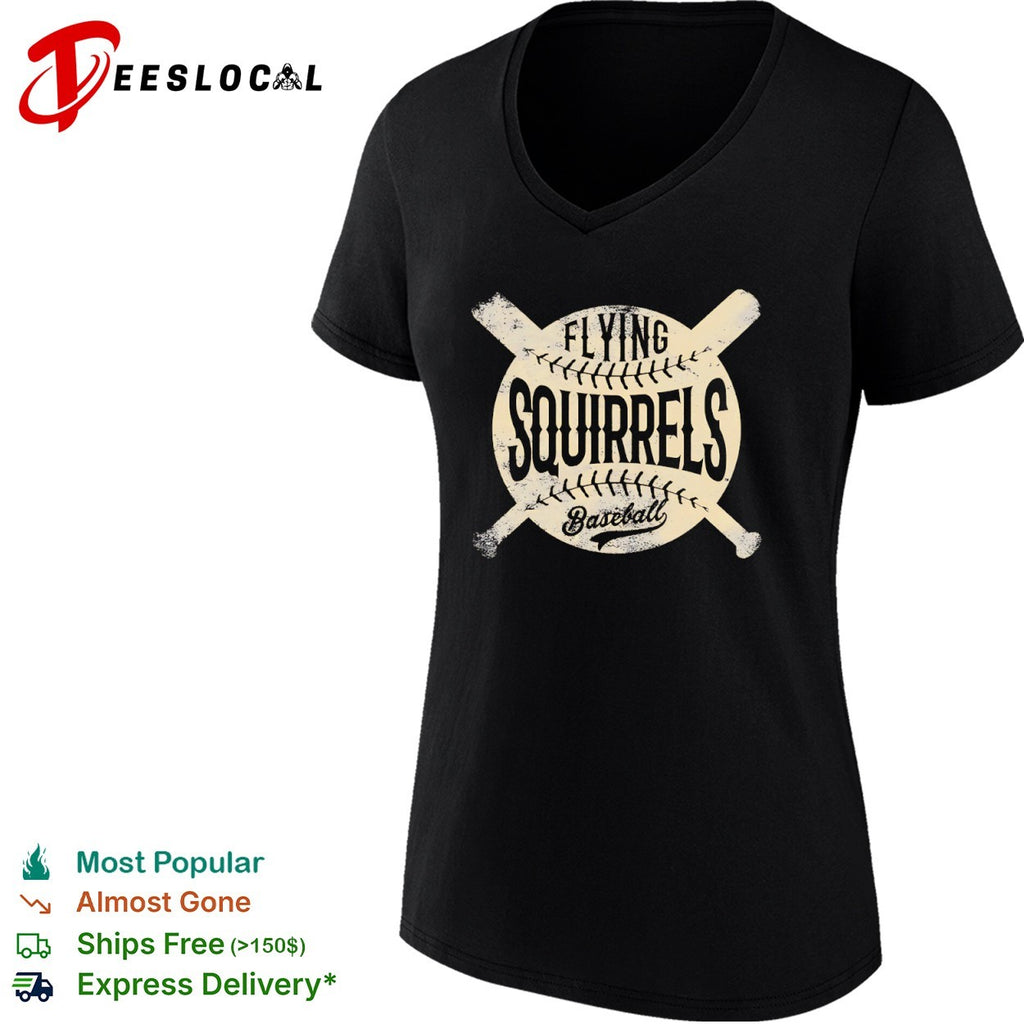 Flying Squirrels baseball bats shirt