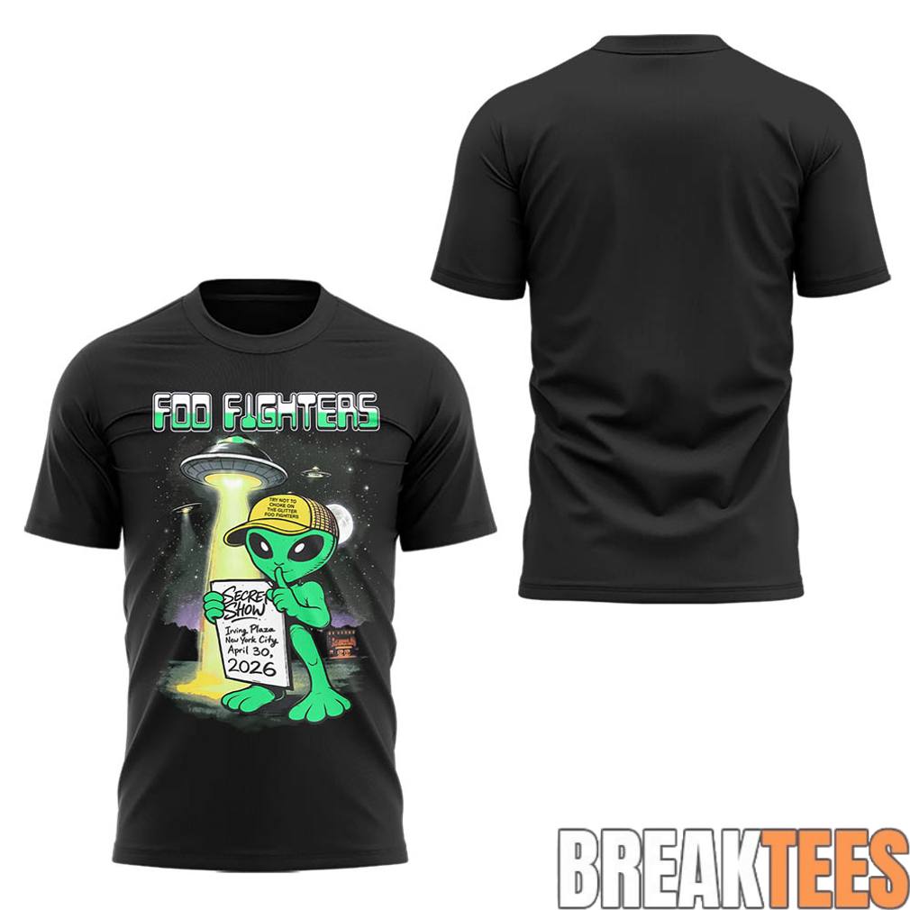 Foo Fighters Secret NJ Show Shirt