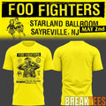 Foo Fighters 🎵 Starland Ballroom (Sayreville, NJ) 05-02-26 T-Shirt