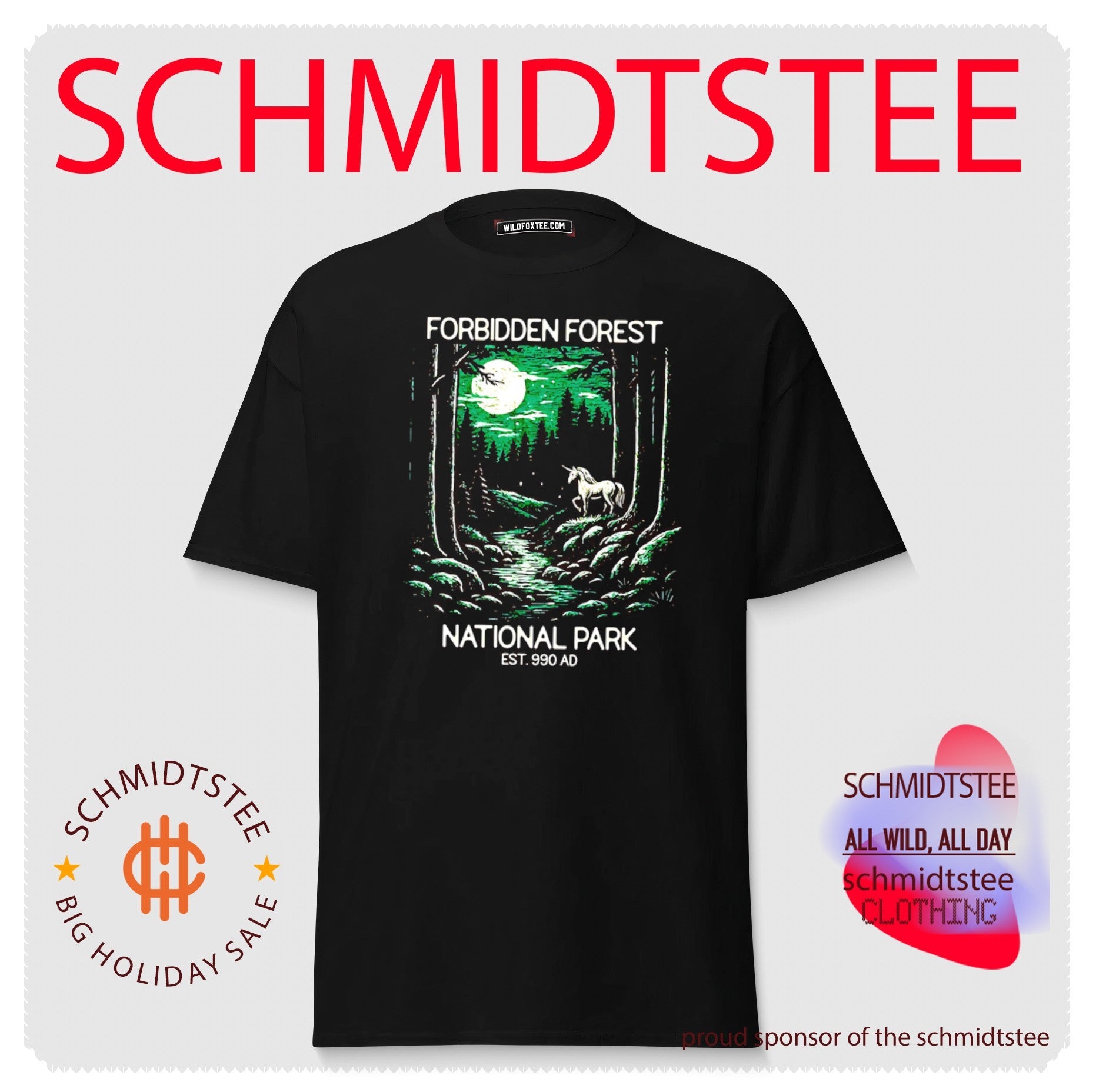 Forbidden Forest National Park Est 990 AD shirt