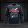 Ford “Built Tough” Heritage 3D Blueprint Crewneck Sweatshirt