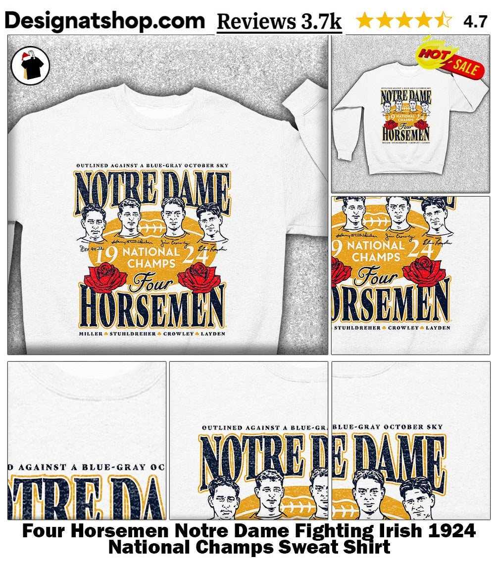 Four Horsemen Notre Dame Fighting Irish 1924 National Champs shirt
