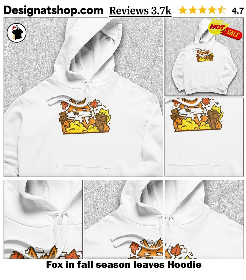 Fox in fall season leaves shirt