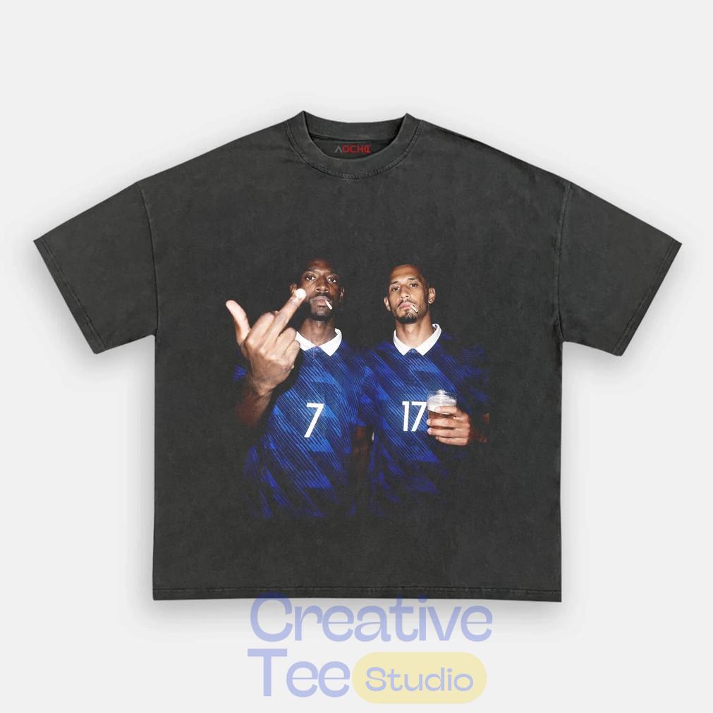 France National Team Dembélé x Saliba Drunk Smoke T-Shirt
