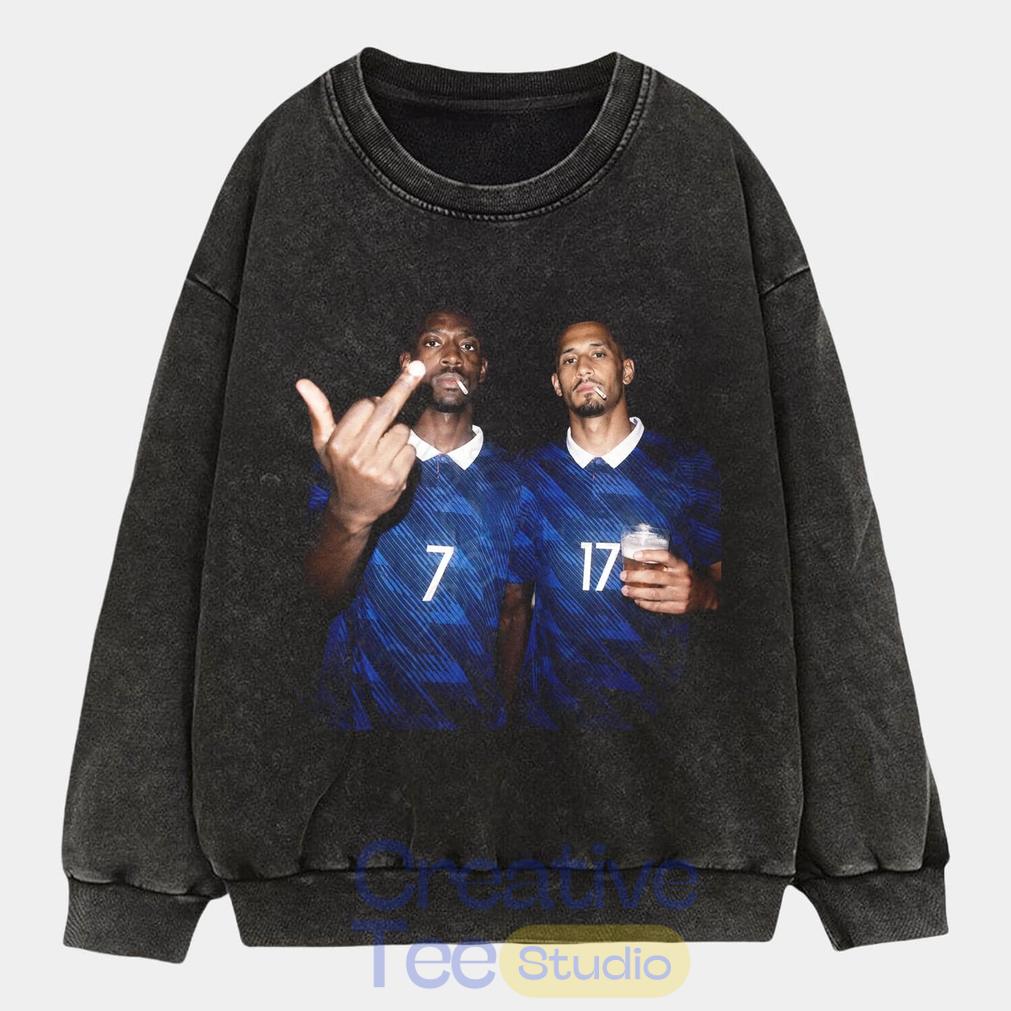 France National Team Dembélé x Saliba Drunk Smoke T-Shirt