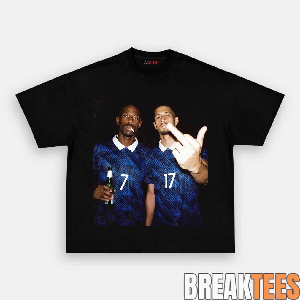 France National Team Dembele x Saliba Drunk Tee