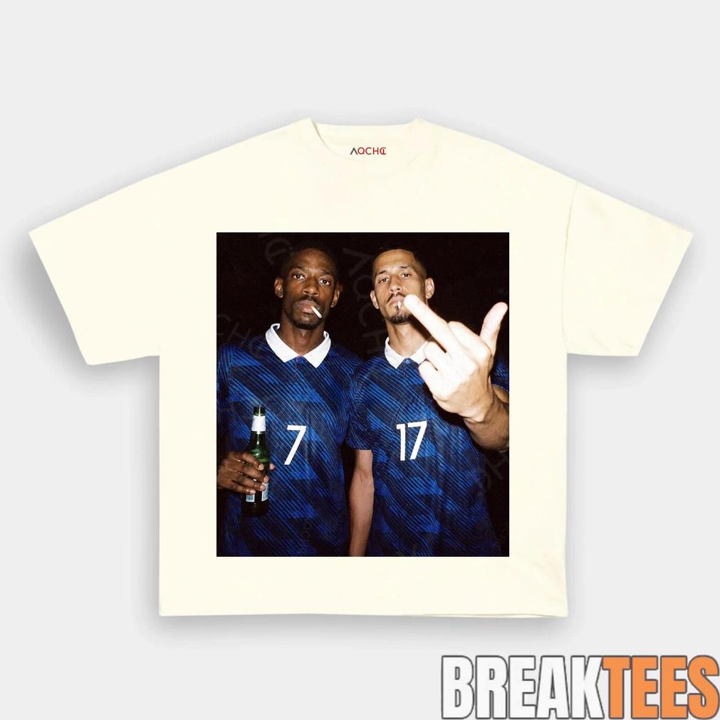 France National Team Dembele x Saliba Drunk Tee