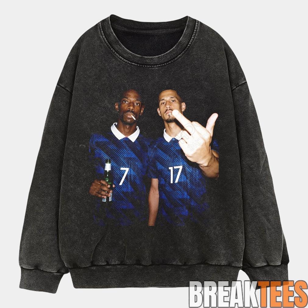 France National Team Dembele x Saliba Drunk Tee