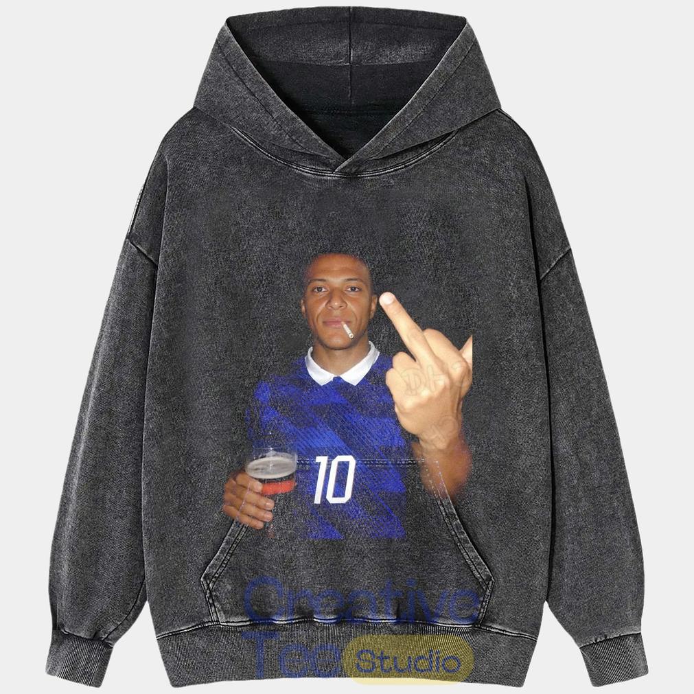 France National Team Mbappé Drunk Middle Finger T-Shirt