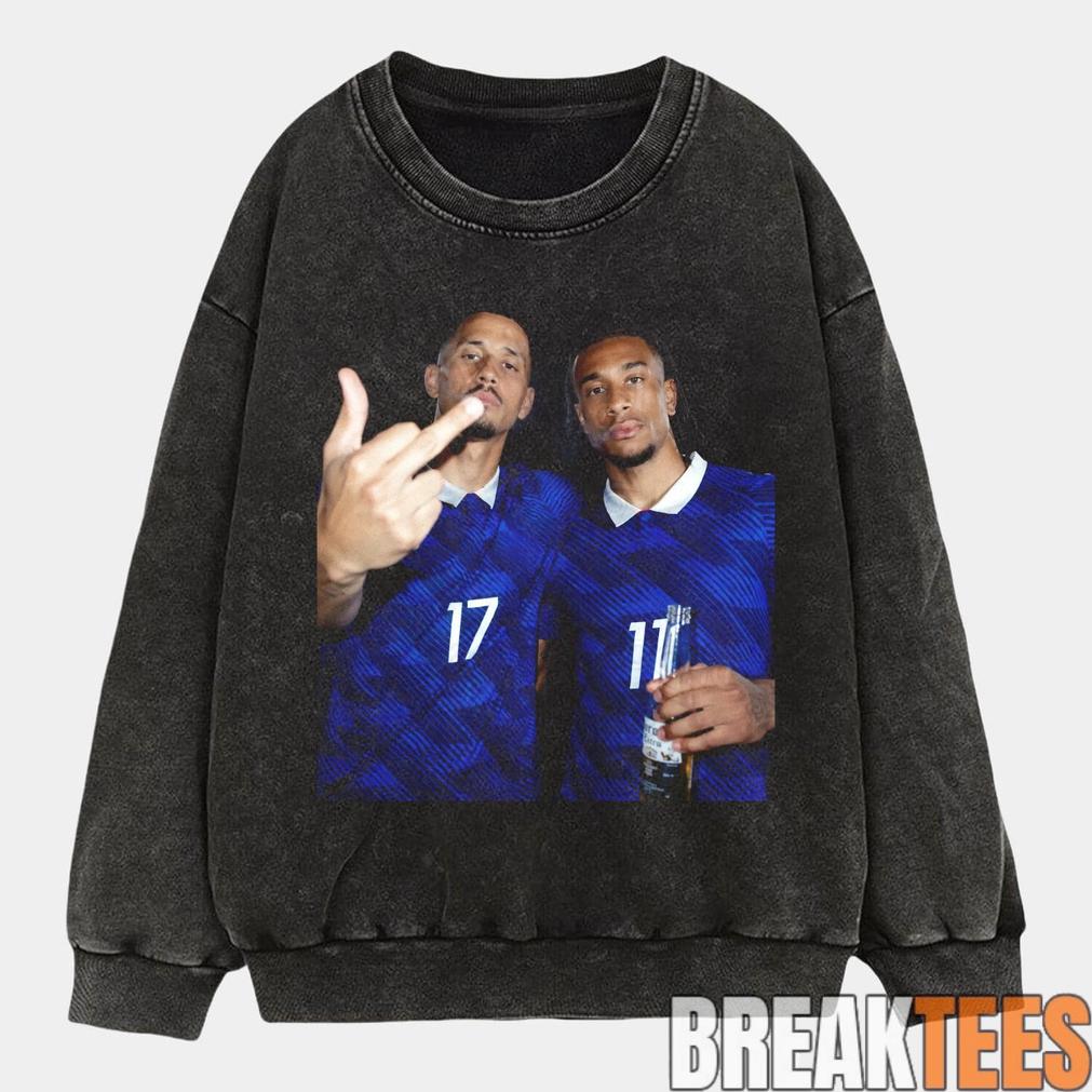France National Team Olise x Saliba Drunk Smoke Tee