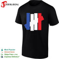 France flag x Undefeated logo shirt
