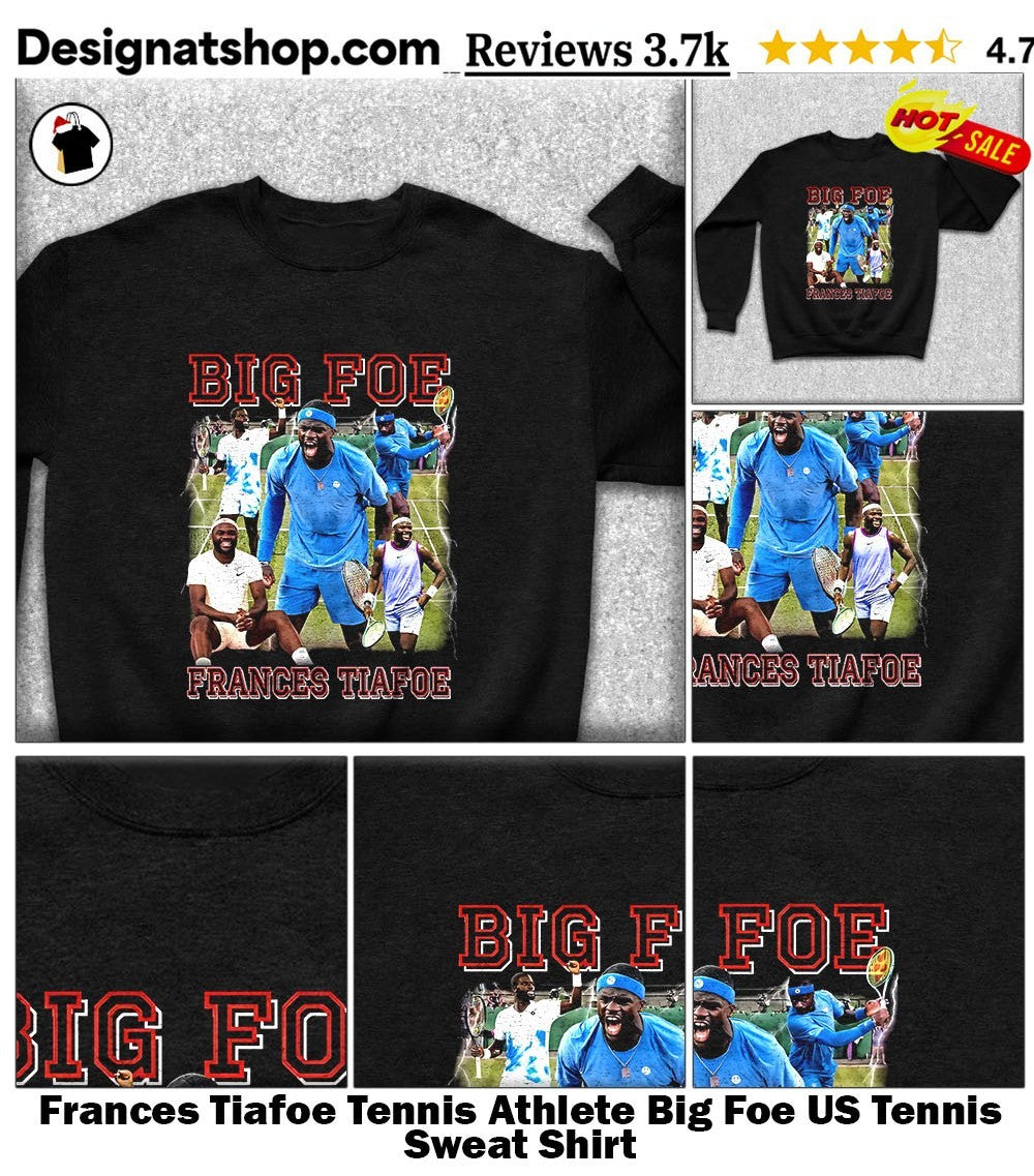 Frances Tiafoe Tennis Athlete Big Foe US Tennis shirt