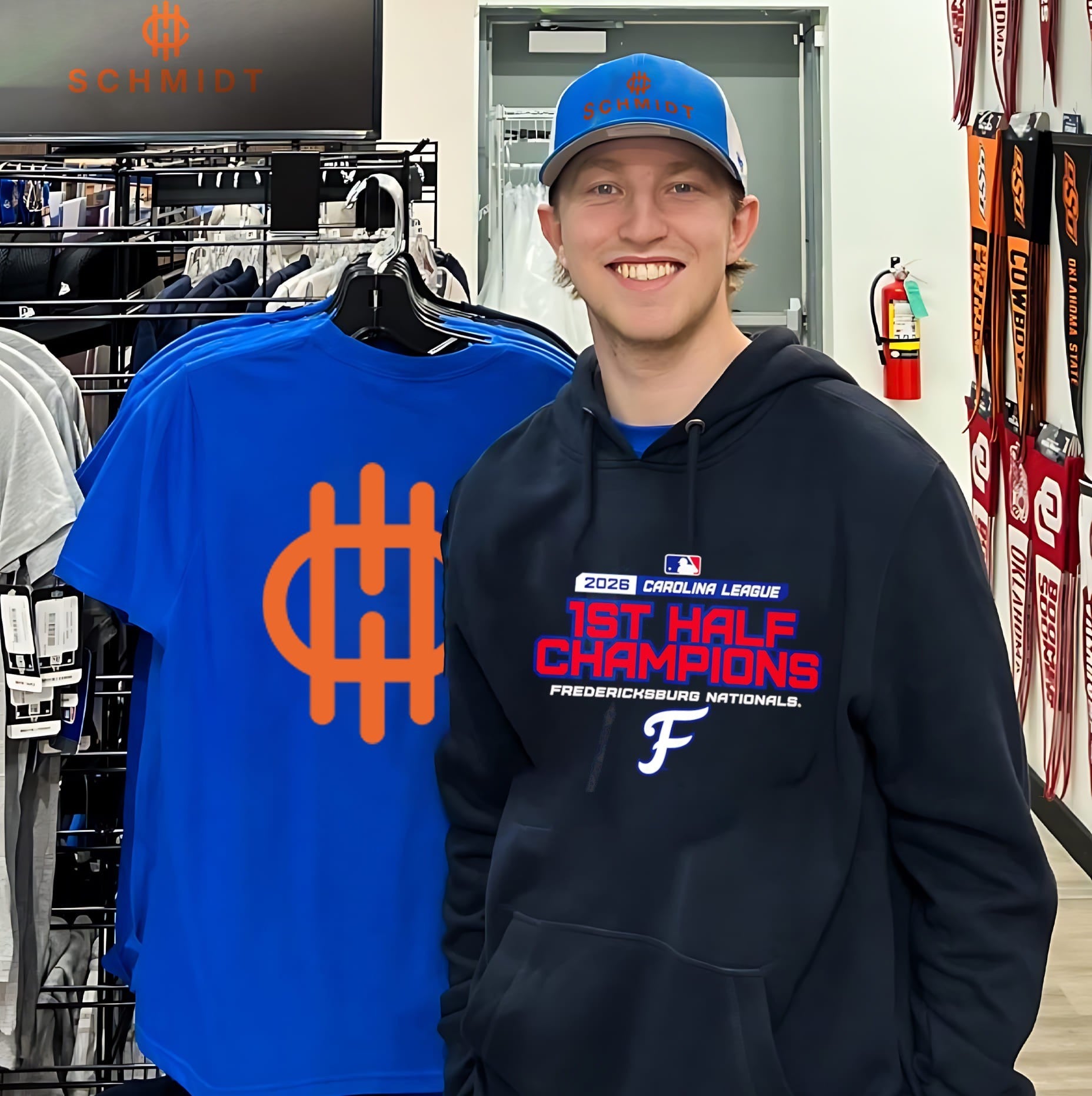 Fredericksburg Nationals First Half Champions 2026 shirt