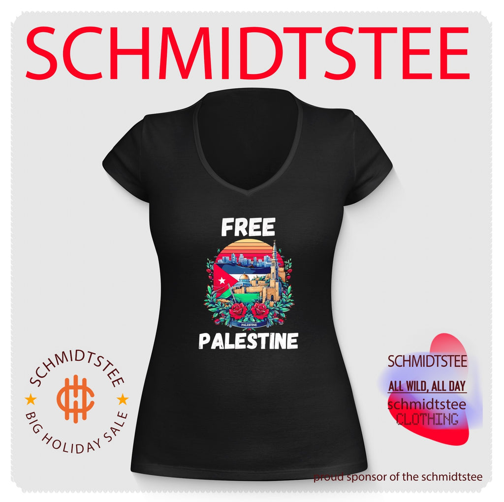 Free Palestine with Dome of the Rock and Floral Wreath shirt