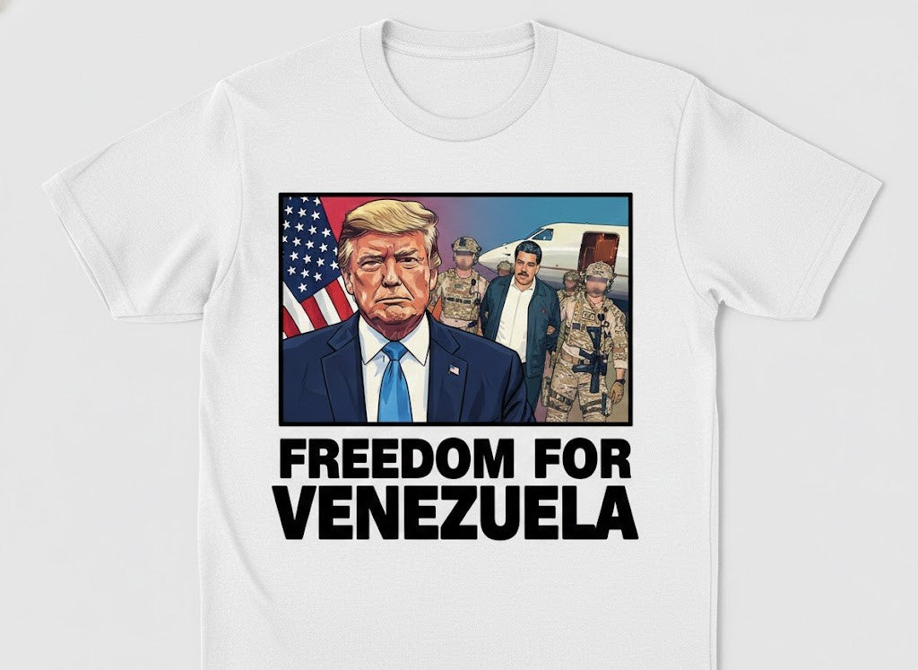 Freedom For Venezuela T-Shirt – Trump 2026 Operation Absolute Resolve Tee