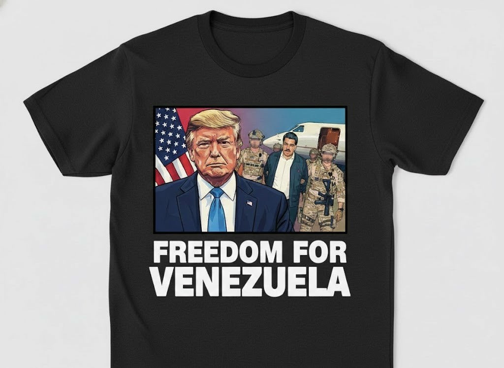 Freedom For Venezuela T-Shirt – Trump 2026 Operation Absolute Resolve Tee