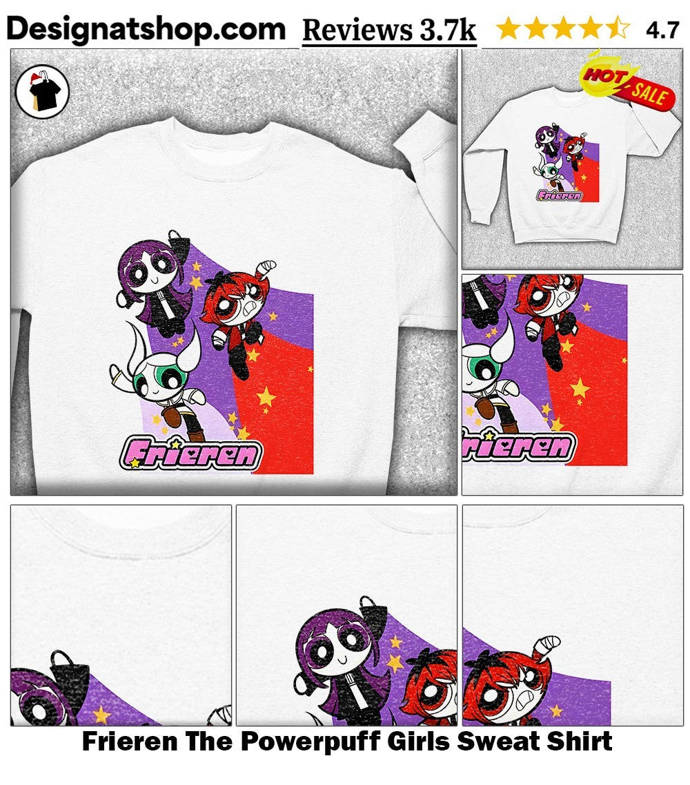Frieren The Powerpuff Girls shirt