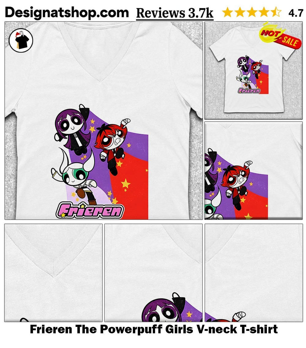 Frieren The Powerpuff Girls shirt