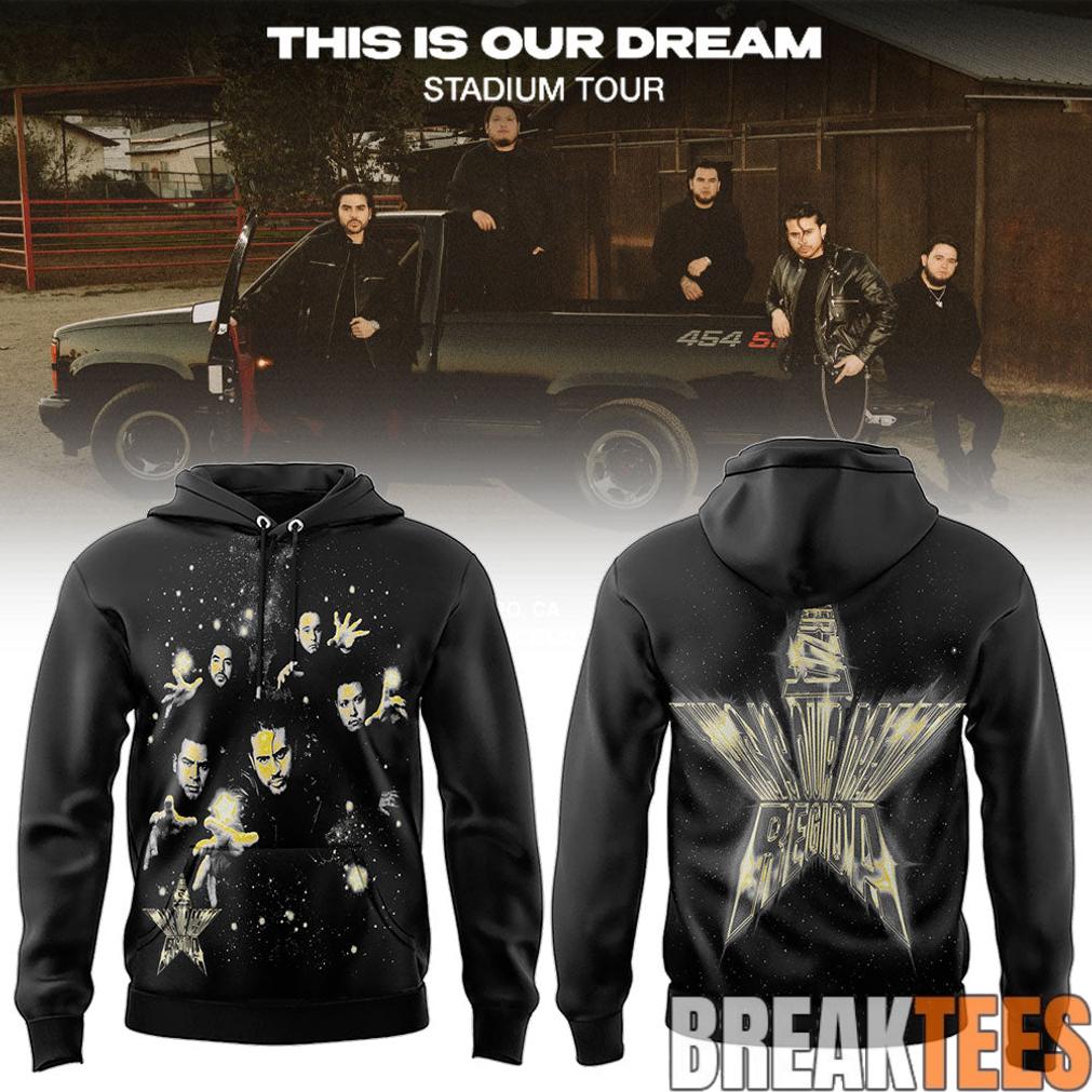 Fuerza Regida This is Our Dream Tour Black 2026 Hoodie