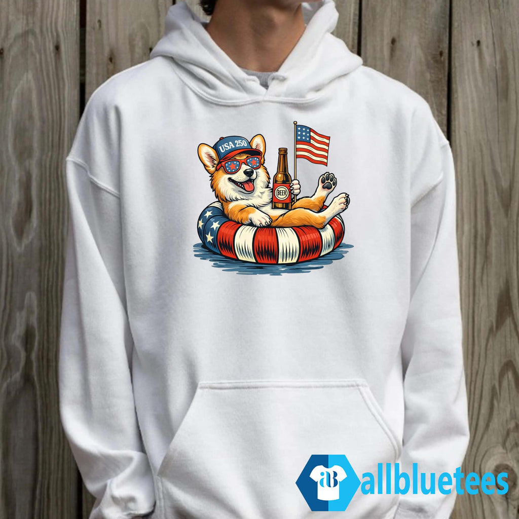 Funny Corgi USA 250 Shirt