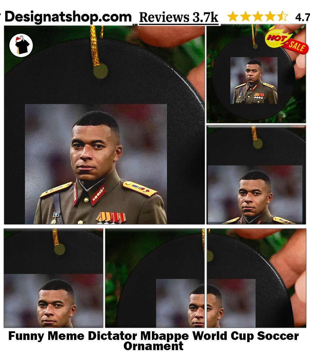 Funny Meme Dictator Mbappe World Cup Soccer shirt