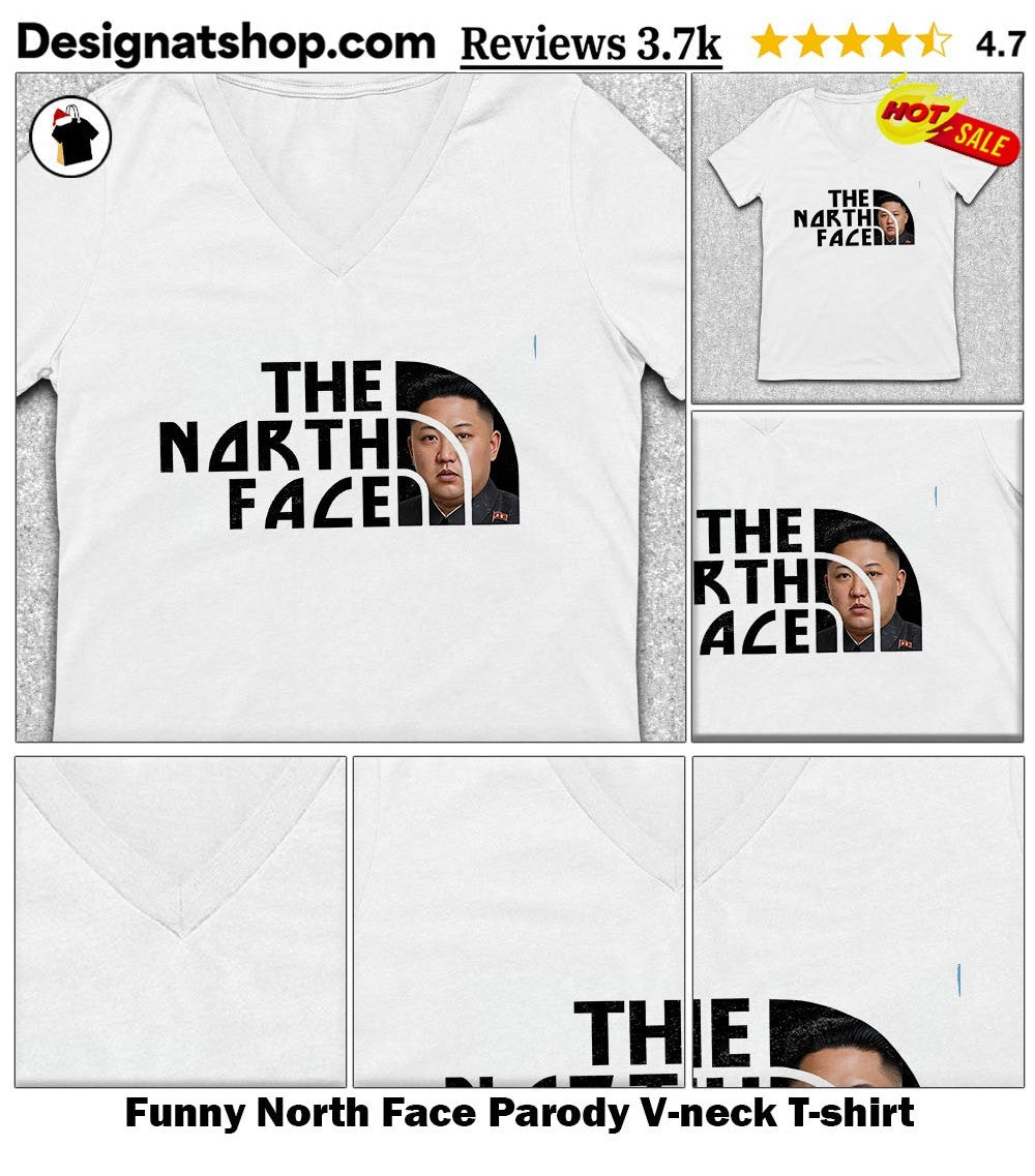Funny North Face Parody shirt