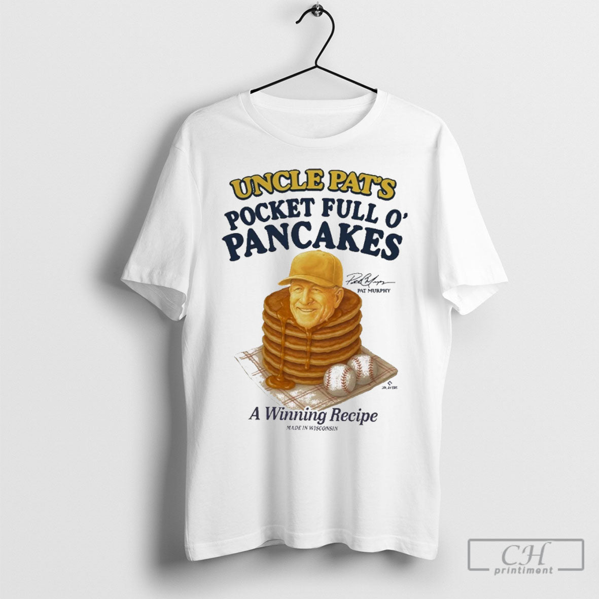 Funny Pat Murphy Uncle Pats Pocket Full O Pancakes A Winning Recipe Signature Painting