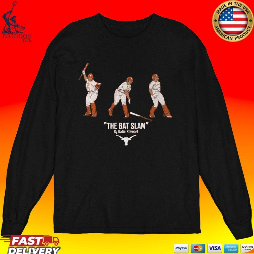 Texas Softball The Katie Stewart Bat Slam T-shirt