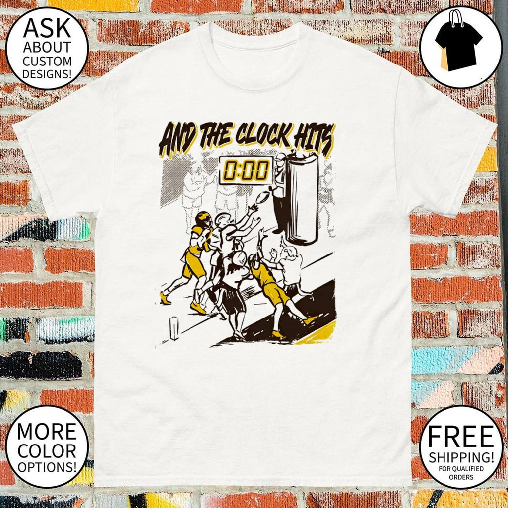 Western Michigan Broncos And The Clock Hits 0 00 WSU vs Michigan shirt