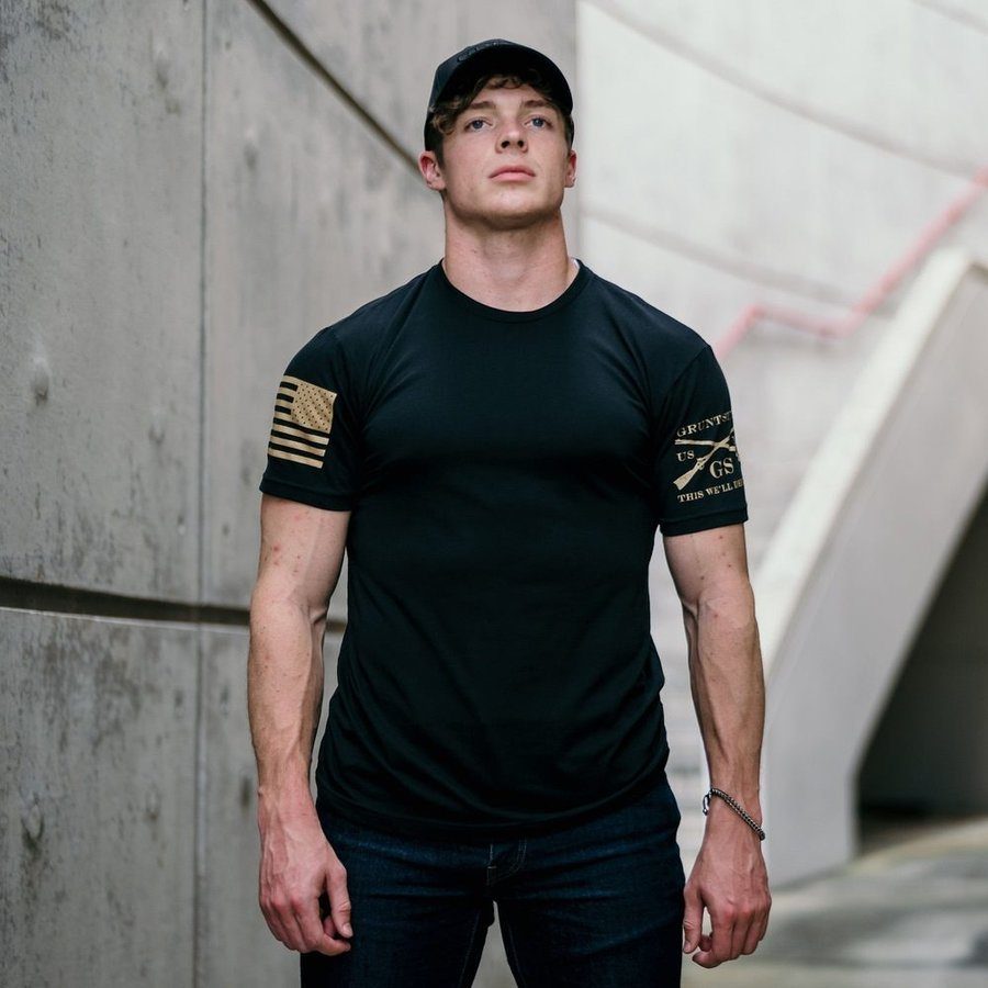 Basic T-Shirts - Black - 5 Pack