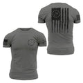 Betsy Rifle Flag T-Shirt - Heavy Metal