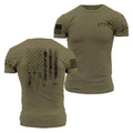 1776 Flag - Military Green