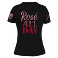 Women's Rosé All Day Slim Fit T-Shirt - Black