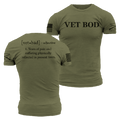 Women's Vet Bod Boyfriend Fit T-Shirt - Military Green