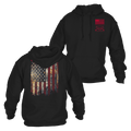 Red Blood Blue Collar® Hoodie - Black
