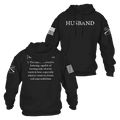 Husband Defined Hoodie - Black