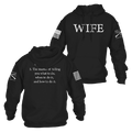 Women's Wife Defined Hoodie - Black